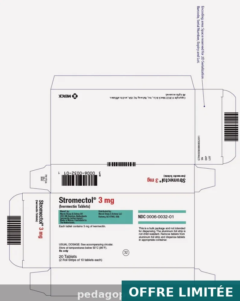 Stromectol 12mg prescrit en ligne à Lille : Consultation gratuite